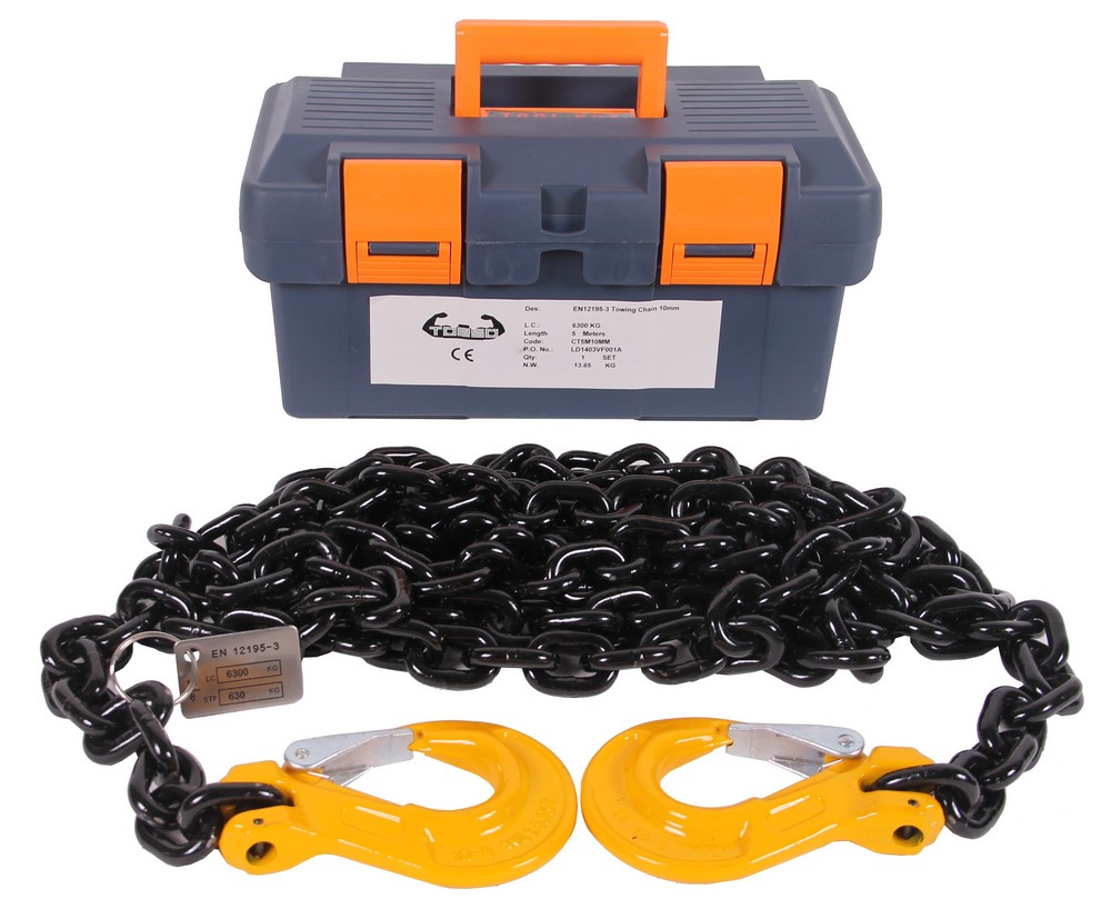 Towing chain 5 meter grade 80 Valkenpower